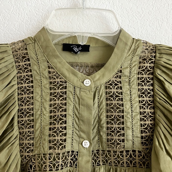 Rails Louelle top with ruffle sleeves, XS - Picture 3 of 4